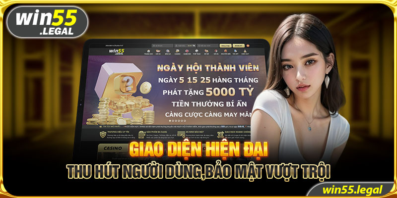 Nhà cái sở hữu giao diện hiện đại, dễ dàng cho việc sử dụng